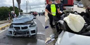Τραγωδία στην άσφαλτο: Δύο νεκροί σε τροχαίο – Σμπαράλια τα αυτοκίνητα από τη σφοδρή σύγκρουση (video)