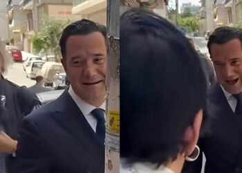 Περαστική γυναίκα σε Άδωνι: «Κούκλος είστε — να σας πω, χάνετε στον φακό»