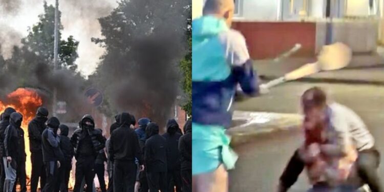Χάος και οργή στο Μπέλφαστ: Μετανάστες εγκαταλείπουν τα σπίτια τους – Φλέγεται η πόλη μετά την επίθεση Σουδανού στον 40χρονο