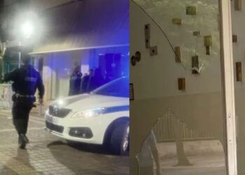Οι κραυγές ακούστηκαν σε όλη τη γειτονιά: «Νταής» χτύπησε το κεφάλι της συντρόφου του σε τζαμαρία (video)