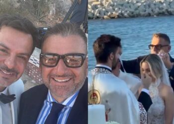 Έγινε κουμπάρος ο Γιώργος Λιάγκας – Βίντεο και φωτογραφίες από τον γάμο