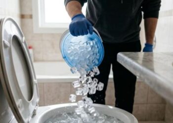 Ρίχνουν παγάκια στη λεκάνη και τραβούν το καζανάκι: Το κόλπο που λίγοι γνωρίζουν