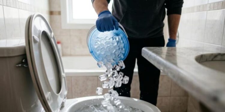 Ρίχνουν παγάκια στη λεκάνη και τραβούν το καζανάκι: Το κόλπο που λίγοι γνωρίζουν