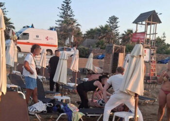 διάσωση Γερμανού τουρίστα στην Κρήτη