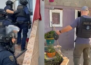 Μεγάλη αστυνομική επιχείρηση: Βίντεο από το «ντου» σε οικισμούς Ρομά – Ξηλώθηκαν καλώδια 300 μέτρων (video)