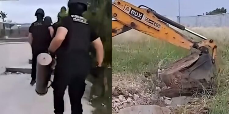 Η ΕΛ.ΑΣ επιστράτευσε εσκαφέα για να βρει τις χρυσές λίρες στη βίλα των Βιλανάκηδων (video)