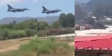 ΕΚΤΑΚΤΟ: Αναγκαστική προσγείωση μαχητικού F-16 – Προσγειώθηκε με την «κοιλιά» στο αεροδρόμιο της Ζακύνθου – Συγκλονιστικές εικόνες