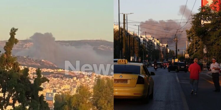 ΕΚΤΑΚΤΟ: ΦΩΤΙΑ ΣΤΗΝ ΑΤΤΙΚΗ – ΑΚΟΥΓΟΝΤΑΙ ΕΚΡΗΞΕΙΣ – ΗΧΗΣΕ ΤΟ 112