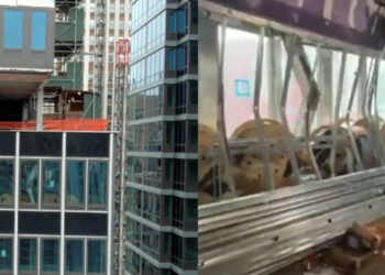 Συγκλονιστικά βίντεο από ετοιμόρροπο ουρανοξύστη 38 ορόφων στο Μανχάταν της Νέας Υόρκης – Πέντε επίπεδα «λύγισαν», πιθανή η κατάρρευση