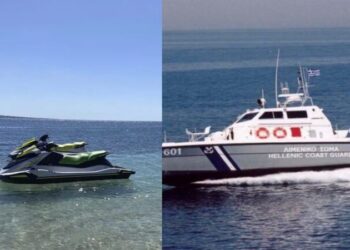 Τραγωδία με τζετ σκι: Νεκρή μια ανήλικη – Αγνοούμενοι ο πατέρας και η αδερφή της