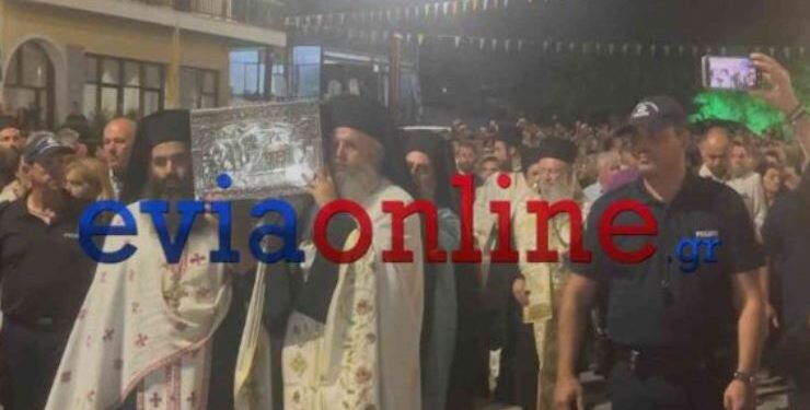 Σε κλίμα κατάνυξης ο εορτασμός του θαύματος της κατάσβεσης της φωτιάς στον Όσιο Ιωάννη τον Ρώσο (video)