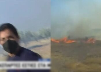 ΣΚΑΪ: «Νίκο, φύγε!» – Η ζωντανή σύνδεση μετατράπηκε σε εφιάλτη, καύτρες χτύπησαν τον εικονολήπτη