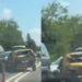 Σκηνικό χάους στον ΒΟΑΚ: Τράκαραν γιατί χάζευαν άλλο τροχαίο
