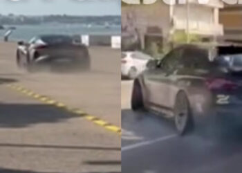 Πολυτελές ΙΧ κινείται με μεγάλη ταχύτητα στο πλακόστρωτο της νέας παραλίας – «Ελεεινή συμπεριφορά κάποιων που πιστεύουν πως η πόλη είναι ξέφραγο αμπέλι» (video)