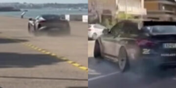 Πολυτελές ΙΧ κινείται με μεγάλη ταχύτητα στο πλακόστρωτο της νέας παραλίας – «Ελεεινή συμπεριφορά κάποιων που πιστεύουν πως η πόλη είναι ξέφραγο αμπέλι» (video)