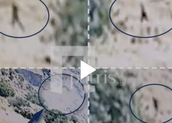 Βίντεο – ντοκουμέντο: Καρέ – καρέ η στιγμή που ο εμπρηστής με τα μαύρα βάζει φωτιά και καίει το Ρέθυμνο