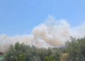 Φωτιά στη Βιομηχανική Περιοχή Κορωπίου, μήνυμα από το 112 για ετοιμότητα