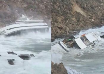 Νεκρός γνωστός επιχειρηματίας από την κακοκαιρία: Το σκάφος του διαλύθηκε στα βράχια, βίντεο από τις δραματικές στιγμές στο Κάβο Γκρέκο