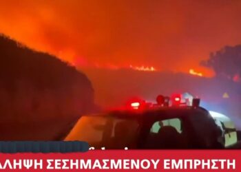Συνελήφθη 44χρονος για εμπρησμό από πρόθεση – Είχε καταδικαστεί και στο παρελθόν (video)