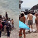 Νέο περιστατικό: Η στιγμή που δεκάδες μετανάστες κατεβαίνουν σε γνωστή παραλία γεμάτη τουρίστες – Κοιτούσαν με απορία οι λουόμενοι (video)