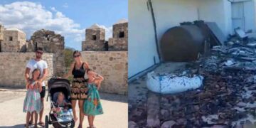 Πούλησαν τα πάντα για μια νέα ζωή στην Ελλάδα: Η φωτιά έκανε στάχτη το σπίτι τους λίγες ημέρες πριν μετακομίσουν (Φωτογραφίες)