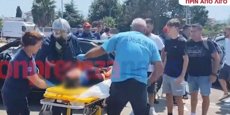 Πώς έγινε το τροχαίο με τους 8 τραυματίες – «Δεν είδε το κόκκινο ο οδηγός του φορτηγού» (video)