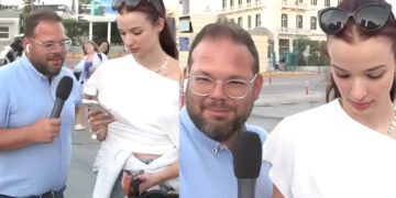 Ρεπόρτερ του ΣΚΑΪ ανταλλάσσει «στον αέρα» social media με ταξιδιώτισσες προς Νάξο! – «Μισό λεπτάκι να κάνουμε τη δουλίτσα μας»