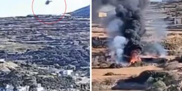 Νέο βίντεο από τη συντριβή του ελικοπτέρου στη Σίφνο – Ο πιλότος είχε ενημερώσει 15 λεπτά πριν την τραγωδία