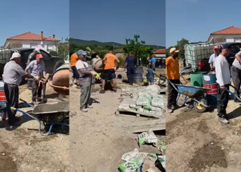 Δυνατό μήνυμα αλληλεγγύης από το Σουφλί: Ένα ολόκληρο χωριό χτίζει εθελοντικά σπίτι για νέο ζευγάρι προκειμένου να τους βοηθήσουν να δημιουργήσουν την οικογένειά τους και να παραμείνουν στον τόπο τους