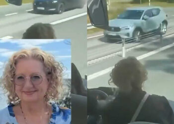 Επιβάτες υπεραστικού λεωφορείου άρπαξαν το τιμόνι από οδηγό που λιποθύμησε – Το ρίχνουν στα κολονάκια για να σταματήσει, ενώ επιβάτες τσιρίζουν (video)