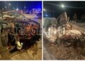 Θανατηφόρο τροχαίο: Νεκρός οδηγός, δύο τραυματίες – Σοκαριστικές εικόνες από τη σύγκρουση (video)