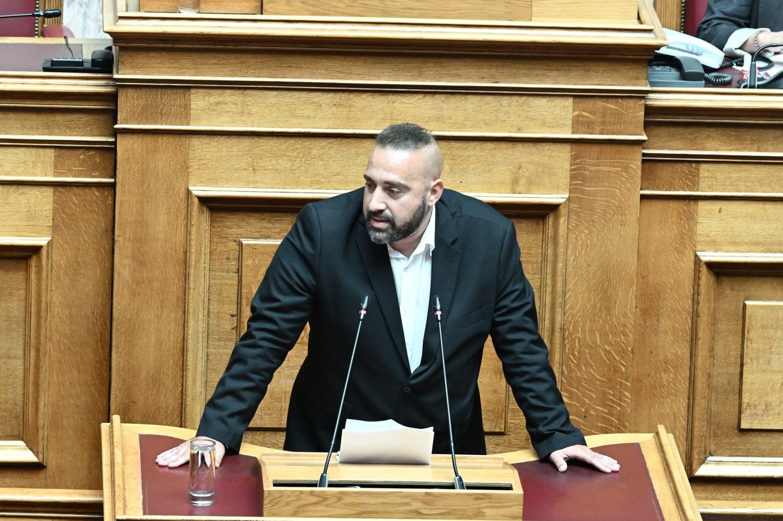 Ο Ηλίας Κασιδιάρης... απέκτησε φωνή - «Εκπροσωπώ τη Συμμαχία Ελλήνων» είπε ο Μανούσος μέσα στη Βουλή 1
