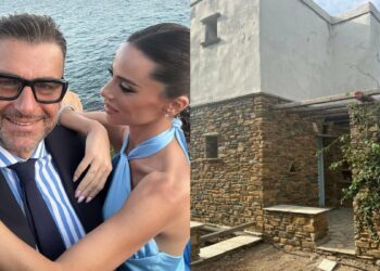 Χλιδή στην Τήνο για την Αντωνά: Η βίλα των 212 τ.μ. του Λιάγκα, με πισίνα και θέα που κόβει την ανάσα (Φωτογραφίες)