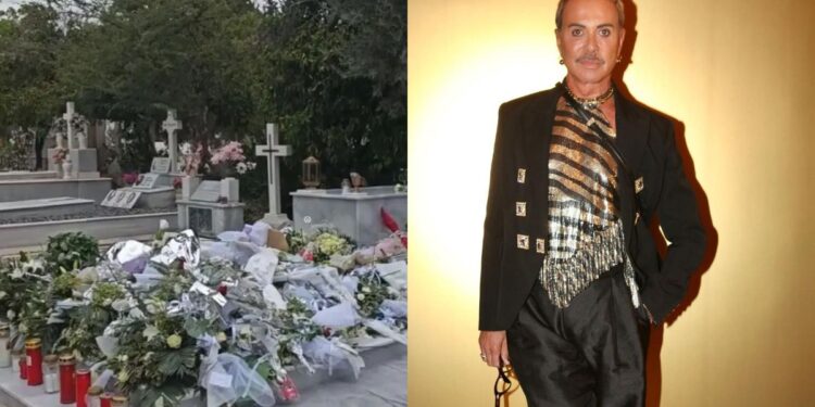 Alldaynews.gr Λάκης Γαβαλάς: Το σπάνιο δώρο που άφησε στον τάφο του νεκρού Μαζωνάκη (φωτογραφία)