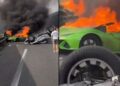 Οικογενειακή τραγωδία: Νεκροί πατέρας και γιος σε τροχαίο με Lamborghini – Εκσφενδονίστηκε από το όχημα ο πατέρας – Τρομακτικές εικόνες (video)