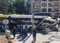 Θεσσαλονίκη: Λεωφορείο έπεσε πάνω σε στάση μετά από σύγκρουση – Δύο τραυματίες με κατάγματα